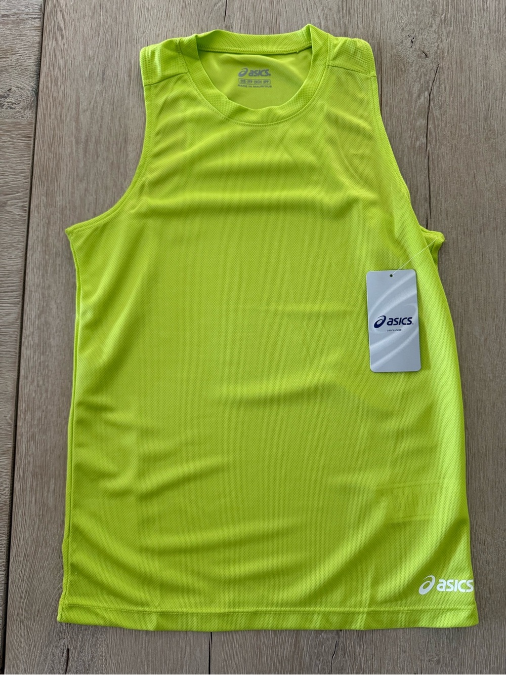 ASICS Men’s Neon Yellow Swim Tank Top